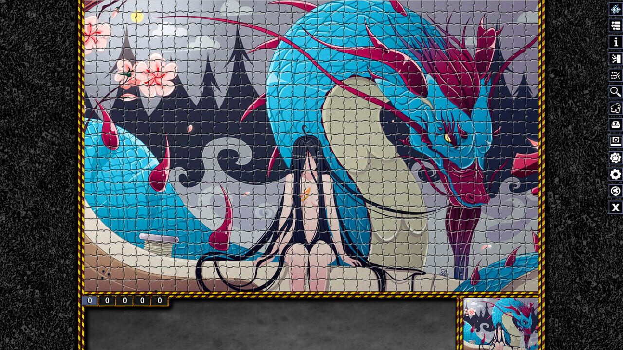 Pixel Puzzles: Illustrations & Anime - Jigsaw Pack: Dragons Image