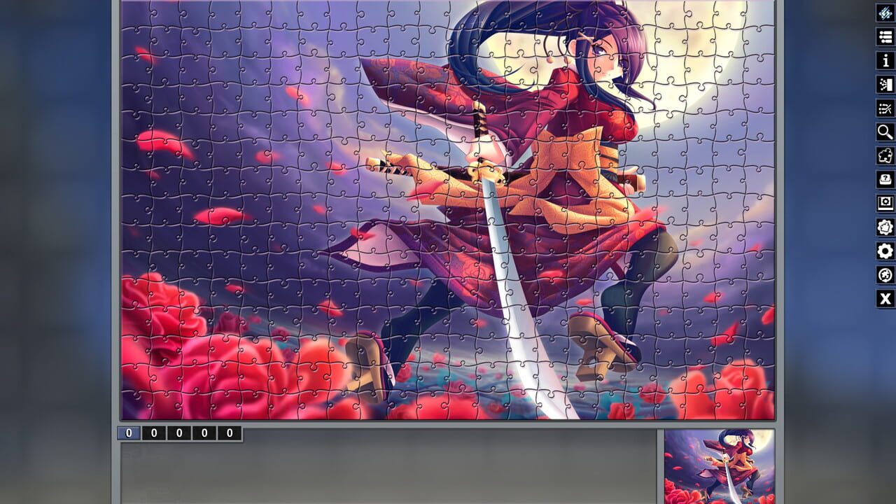 Pixel Puzzles: Illustrations & Anime - Jigsaw Pack: Samurai Image