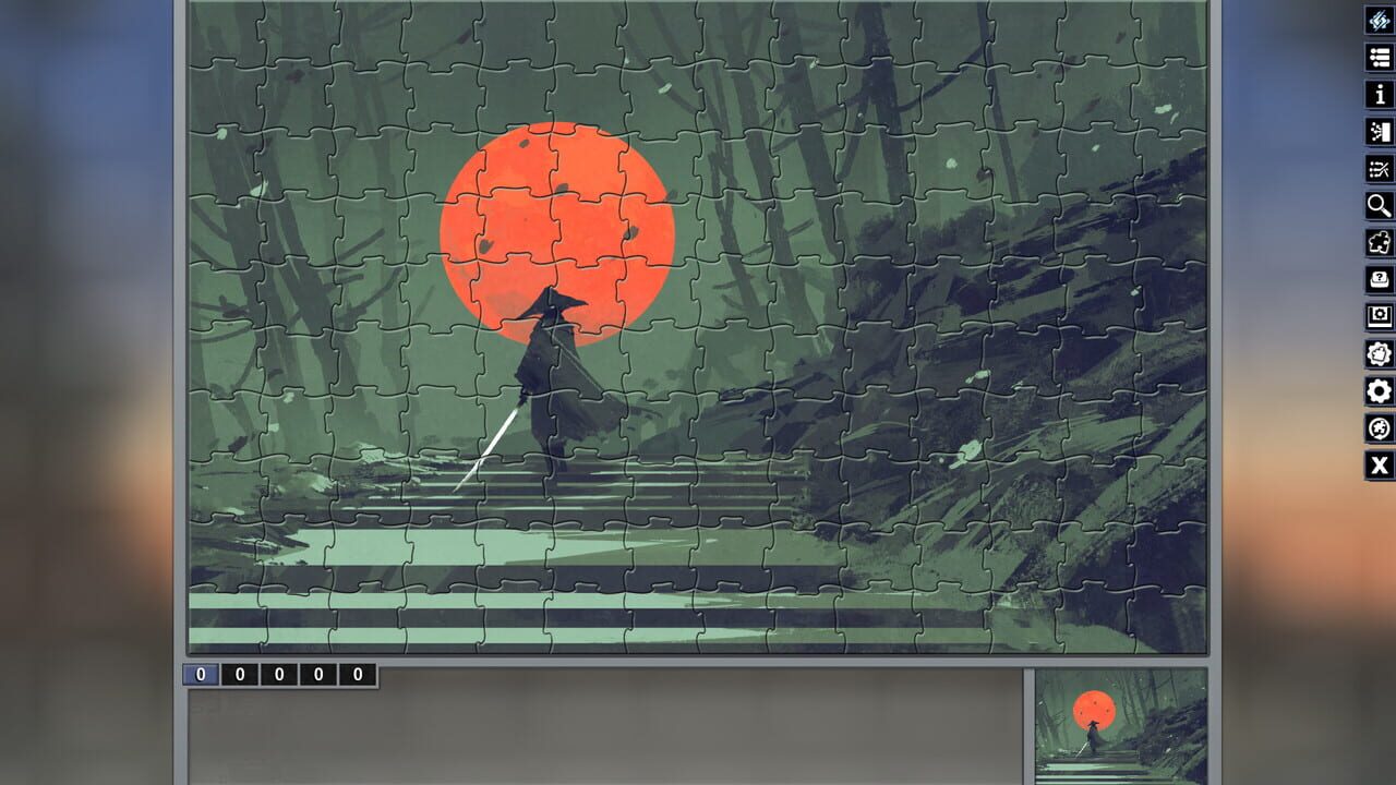 Pixel Puzzles: Illustrations & Anime - Jigsaw Pack: Samurai Image