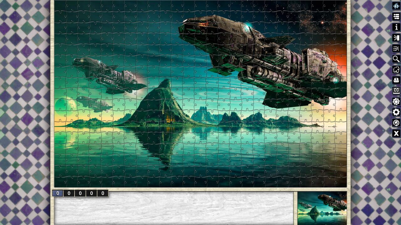 Pixel Puzzles: Illustrations & Anime - Jigsaw Pack: Space Image