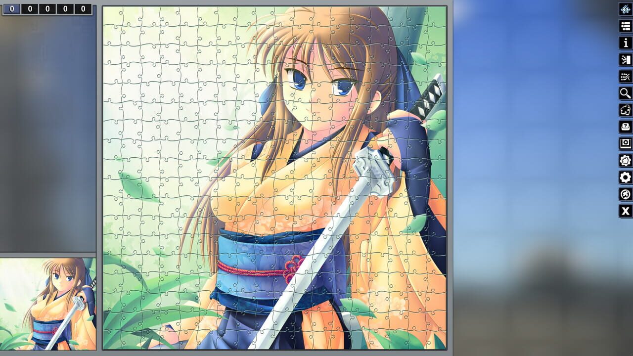 Pixel Puzzles: Illustrations & Anime - Jigsaw Pack: Samurai Image