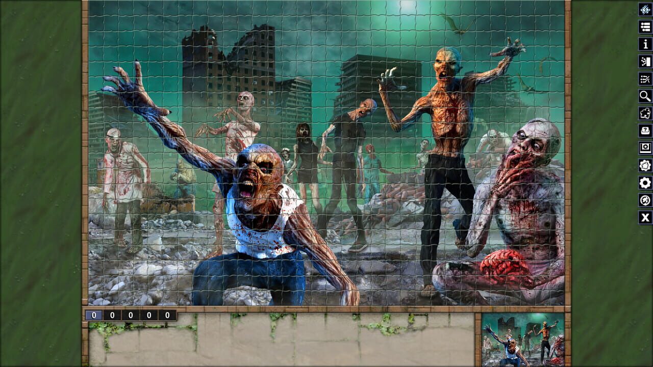 Pixel Puzzles: Illustrations & Anime - Jigsaw Pack: Zombies Image