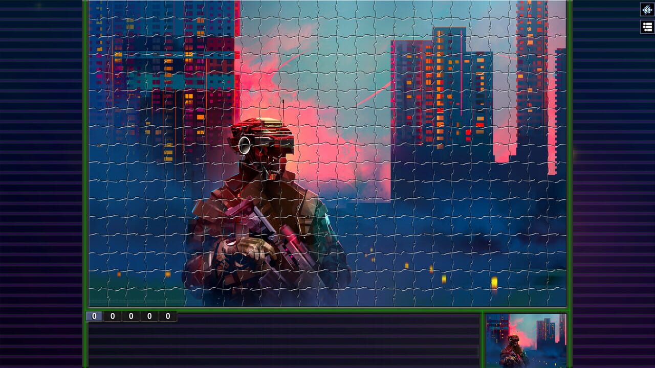 Pixel Puzzles: Illustrations & Anime - Jigsaw Pack: Cyberpunk Image
