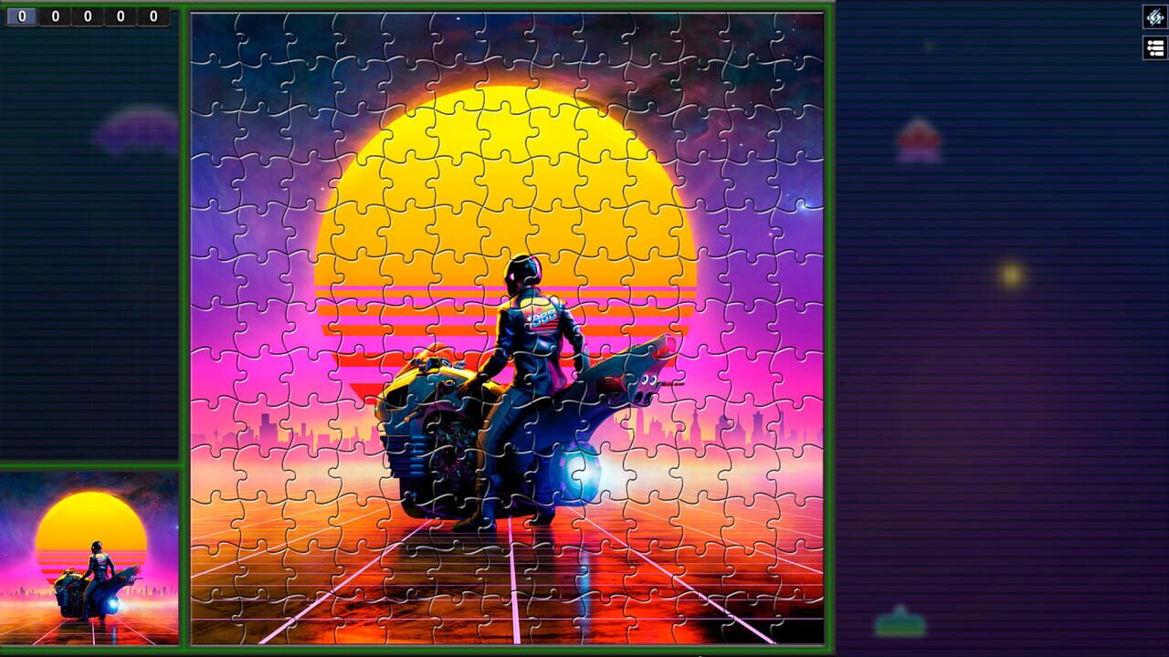 Pixel Puzzles: Illustrations & Anime - Jigsaw Pack: Cyberpunk Image