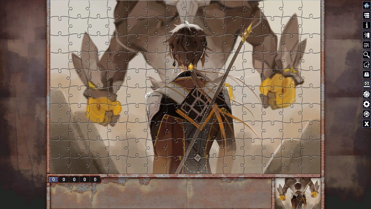 Pixel Puzzles: Illustrations & Anime - Jigsaw Pack: Warriors Image
