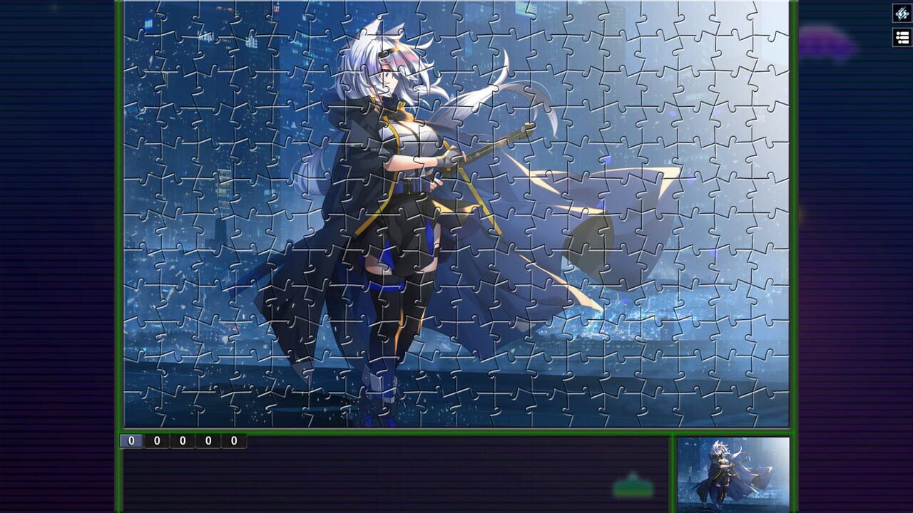 Pixel Puzzles: Illustrations & Anime - Jigsaw Pack: Cyberpunk Image