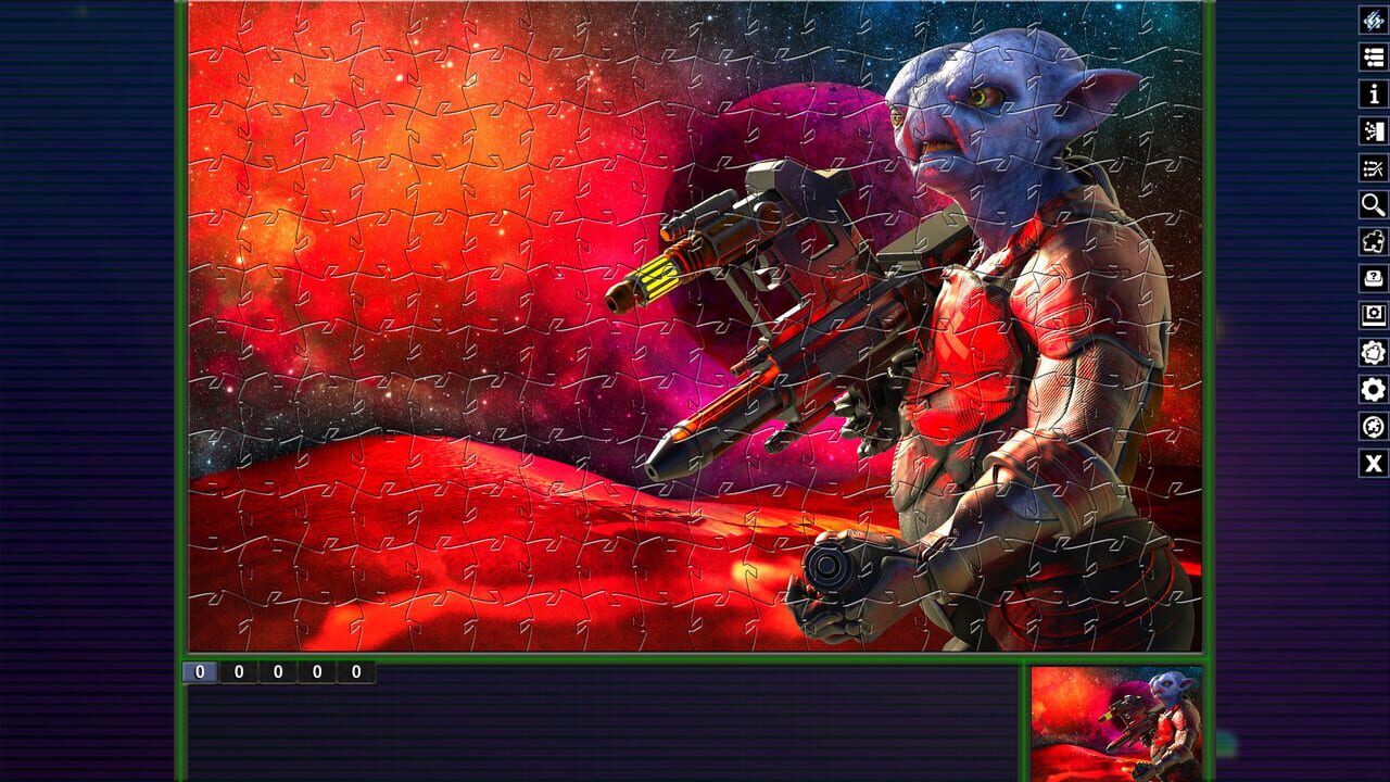 Pixel Puzzles: Illustrations & Anime - Jigsaw Pack: Aliens Image