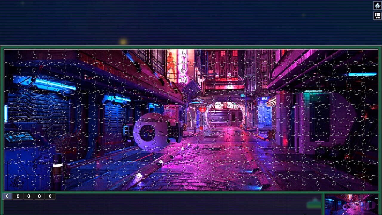 Pixel Puzzles: Illustrations & Anime - Jigsaw Pack: Cyberpunk Image