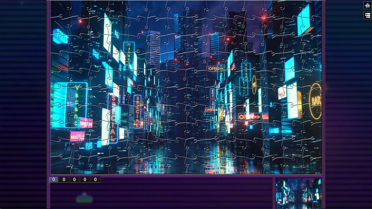 Pixel Puzzles: Illustrations & Anime - Jigsaw Pack: Cyberpunk Image