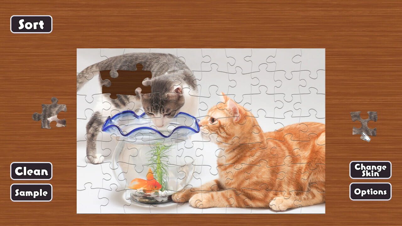 Jigsaw Masterpieces: Cute Lovely Cats Image