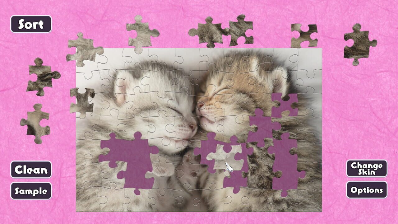 Jigsaw Masterpieces: Cute Lovely Cats Image