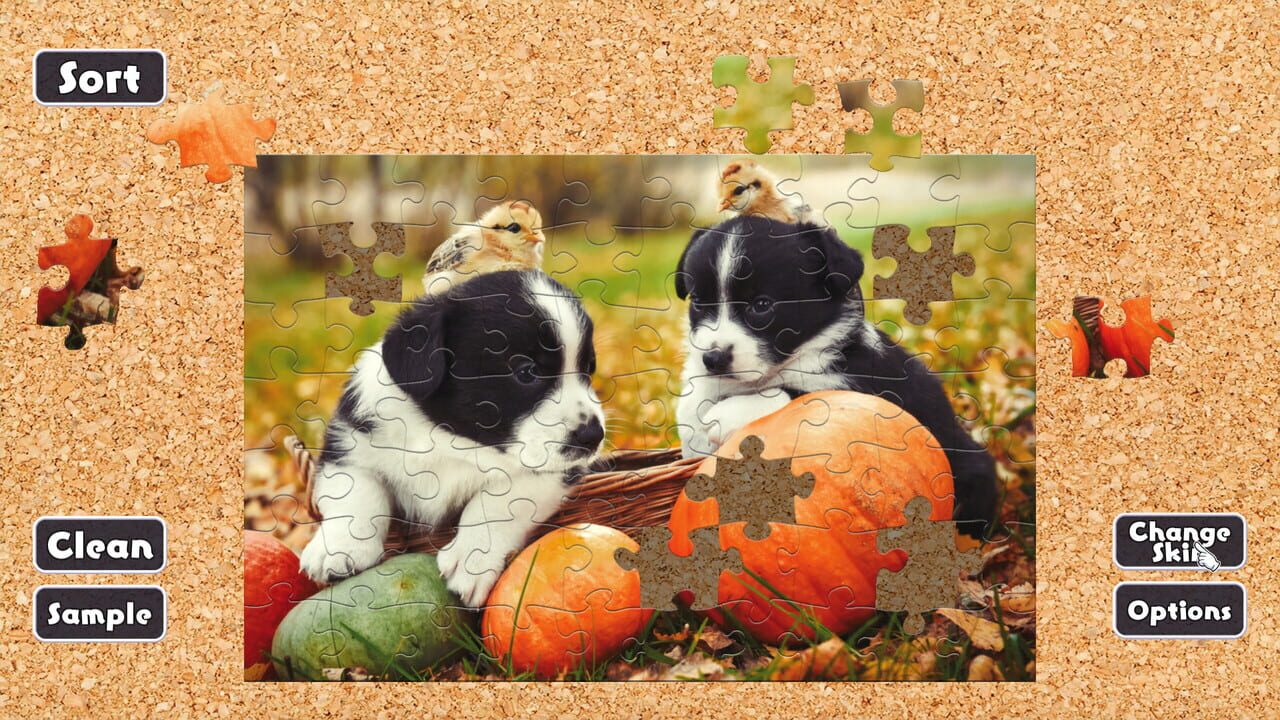 Jigsaw Masterpieces: Cute Lovely Dogs Image