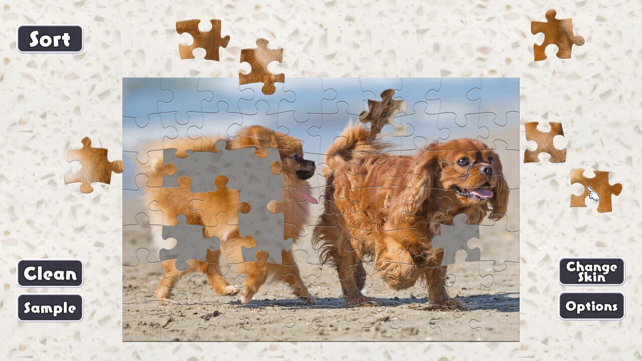 Jigsaw Masterpieces: Cute Lovely Dogs Image