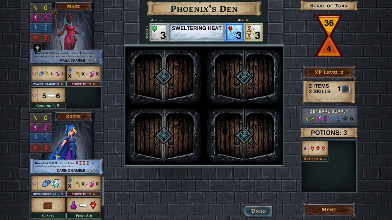 One Deck Dungeon: Phoenix's Den — Screenshot 3