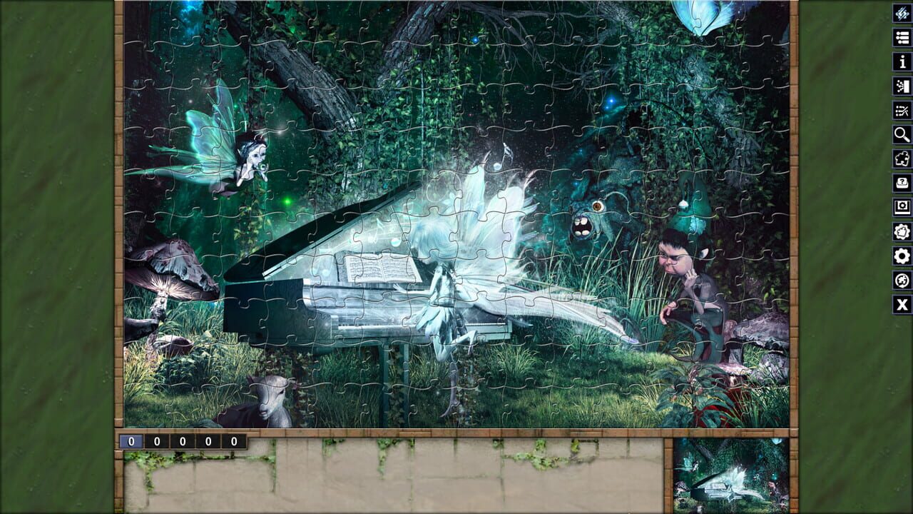 Pixel Puzzles: Illustrations & Anime - Jigsaw Pack: Fairies Image