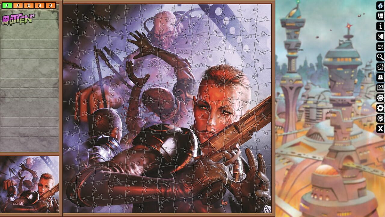 Pixel Puzzles Ultimate: Puzzle Pack 2000 AD Image