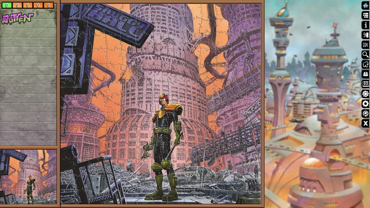 Pixel Puzzles Ultimate: Puzzle Pack 2000 AD Image