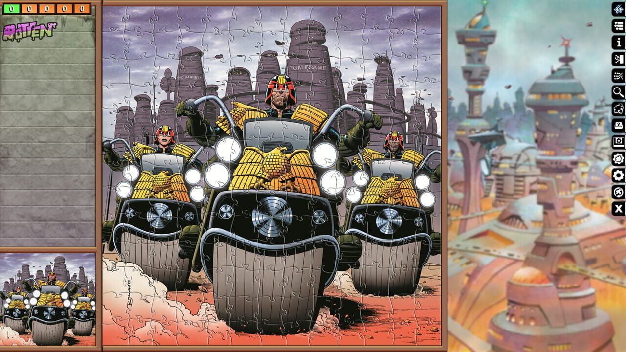 Pixel Puzzles Ultimate: Puzzle Pack 2000 AD Image