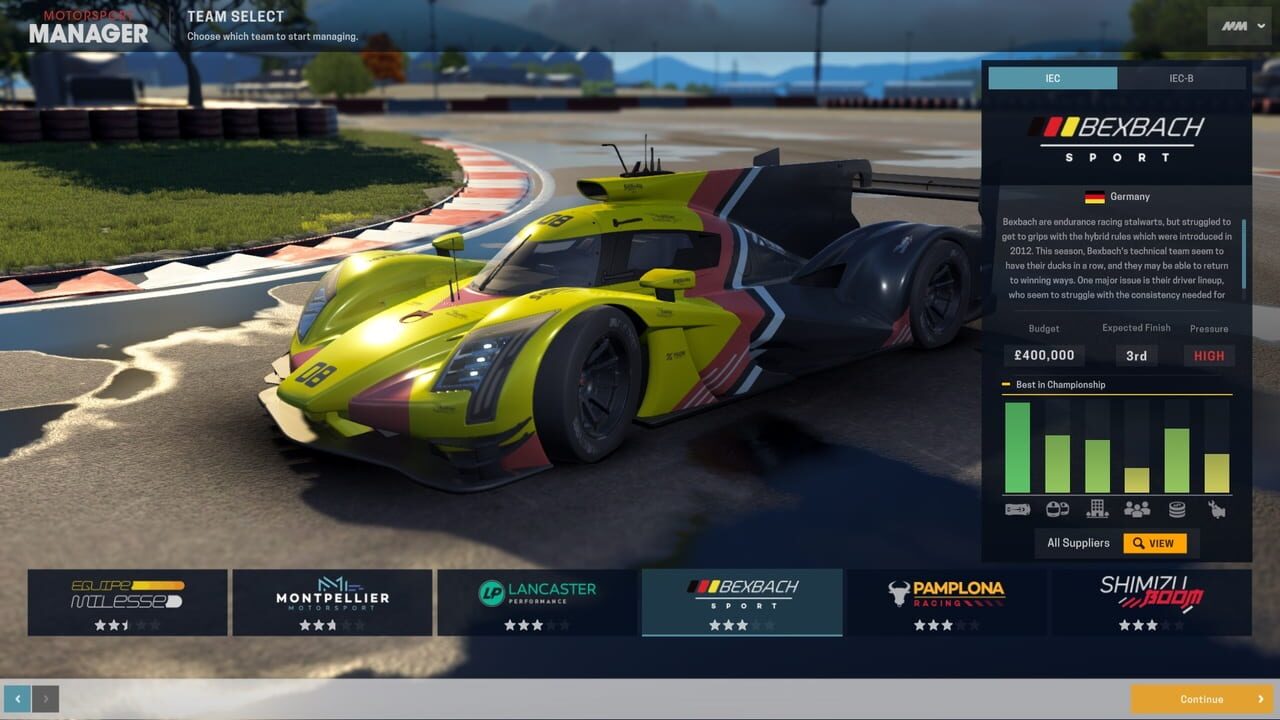 Motorsport Manager: Endurance Series Image