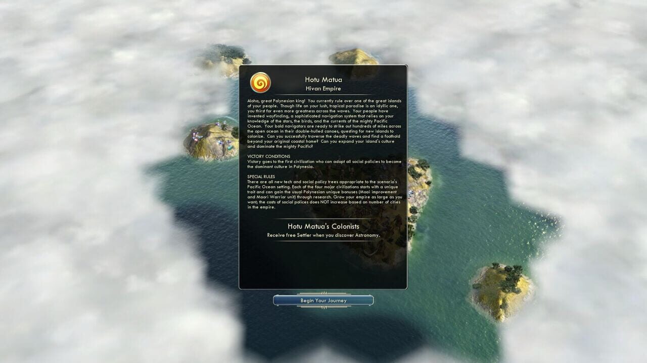 Sid Meier's Civilization V: Civ and Scenario Pack - Polynesia Image