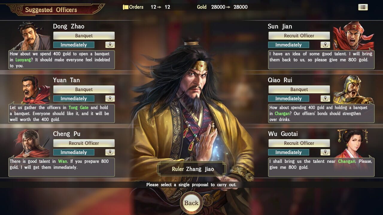 Romance of the Three Kingdoms XIII: Scenario - A Yellow Sky