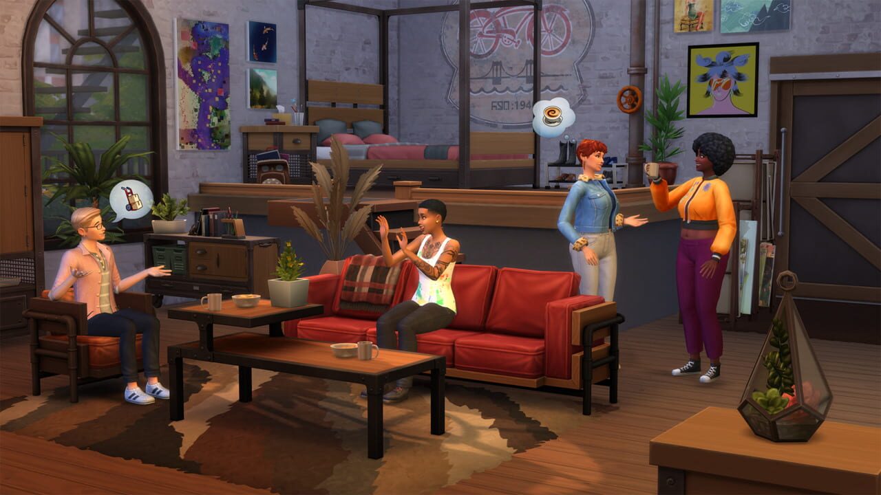 The Sims 4: Industrial Loft Kit — Screenshot 1