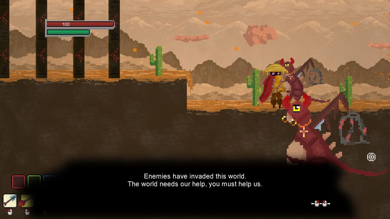 Mysterious warrior — Screenshot 1