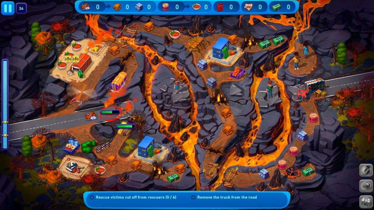 Emergency Crew: Volcano Eruption — Screenshot 3