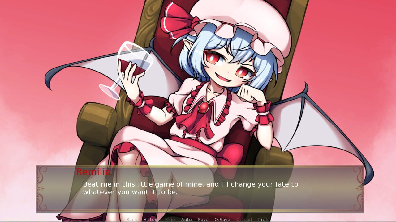 Save Me, Sakuya-san!: Remilia Scarlet's Coin and Glass Game Image