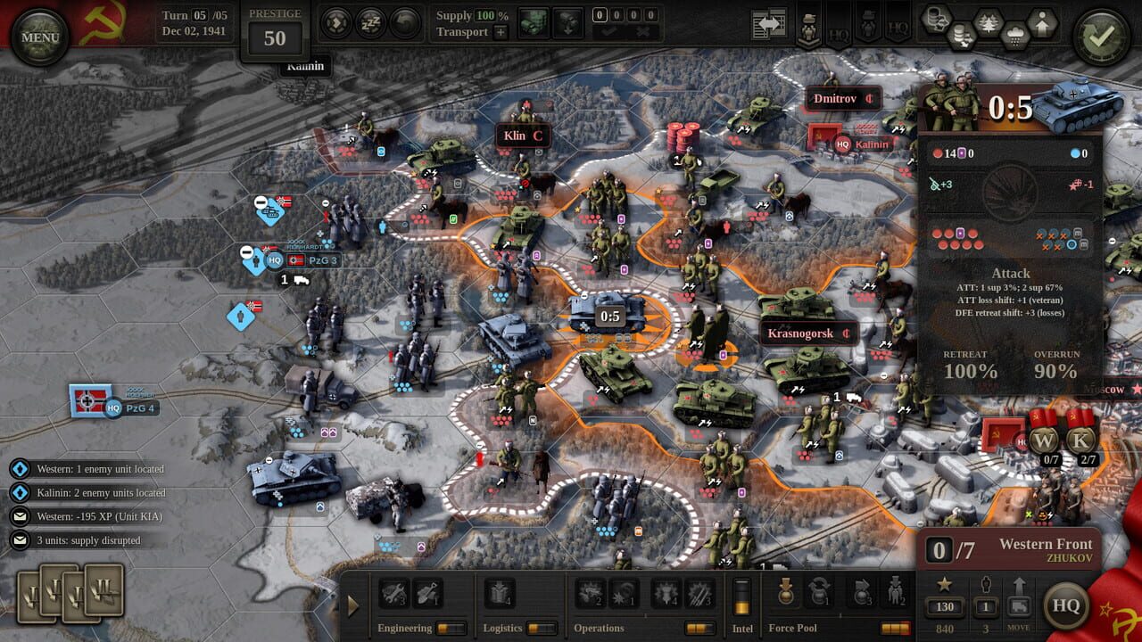 Unity of Command II: Moscow 41 — Screenshot 4