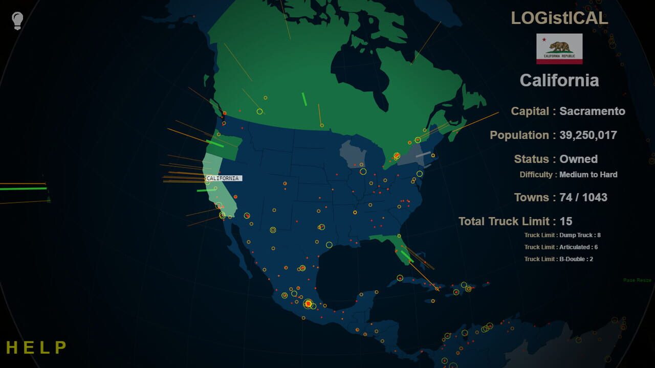 Logistical: USA - California Image