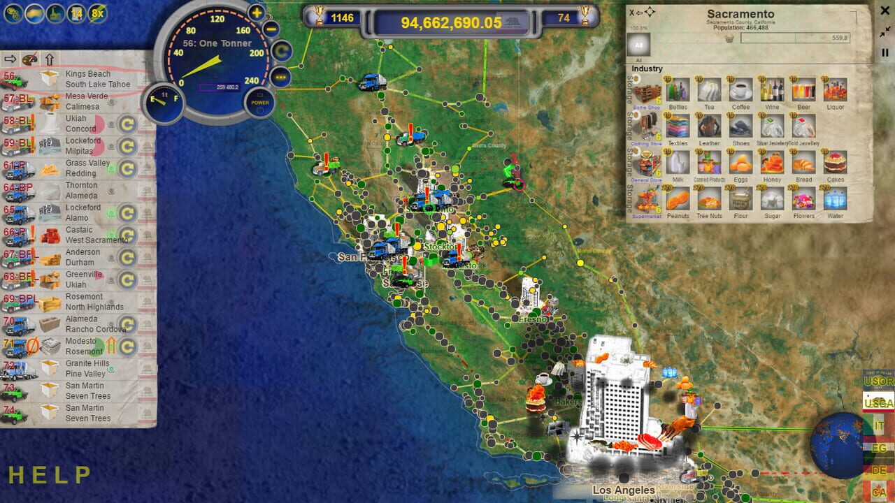 Logistical: USA - California Image