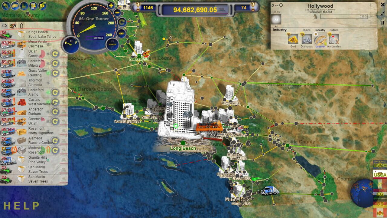 Logistical: USA - California Image