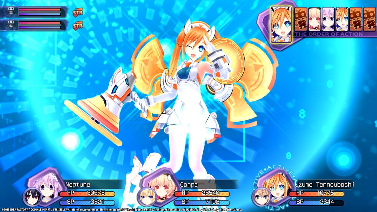 Hyperdimension Neptunia Re;Birth1: Uzume Battle Entry Image