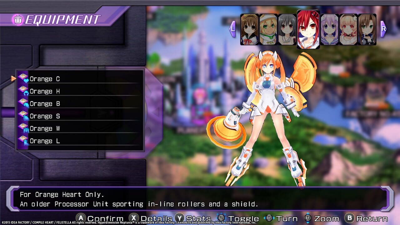Hyperdimension Neptunia Re;Birth1: Uzume Battle Entry Image