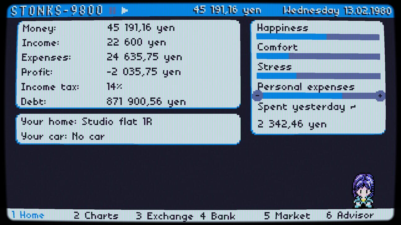 Stonks-9800: Stock Market Simulator Image