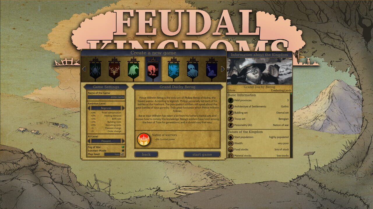 Feudal Kingdoms — Screenshot 1