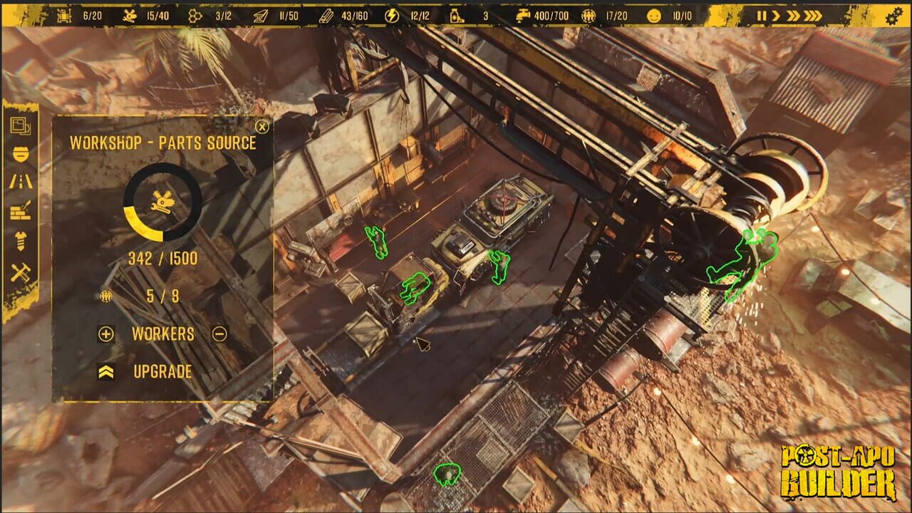 Screenshot de Post-Apo Builder