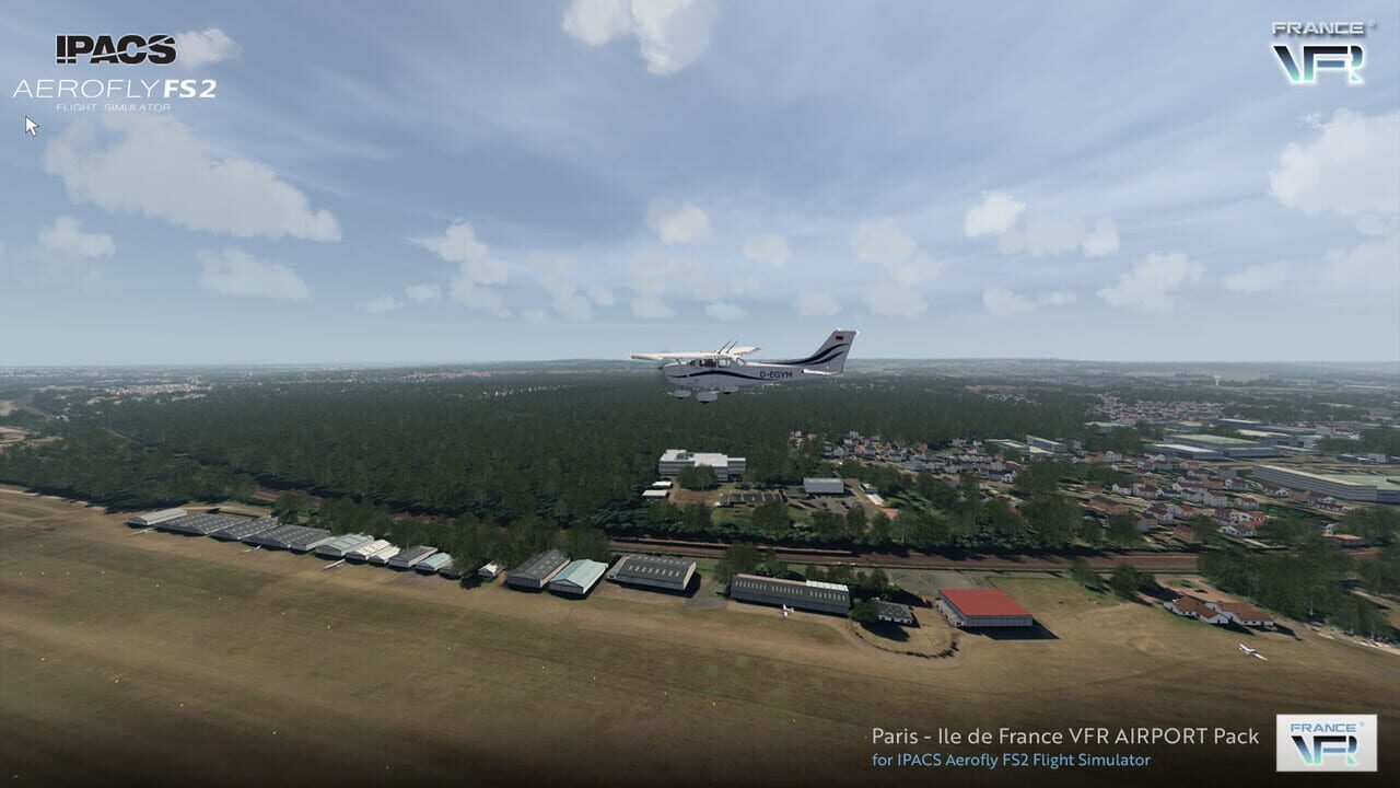 Aerofly FS 2 Flight Simulator: France VFR - Paris-Ile-de-France Airport Pack Image