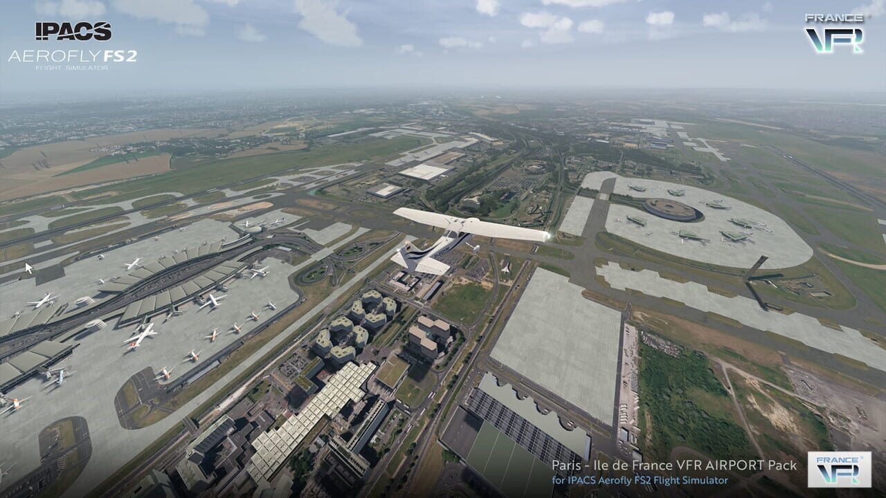 Aerofly FS 2 Flight Simulator: France VFR - Paris-Ile-de-France Airport Pack Image