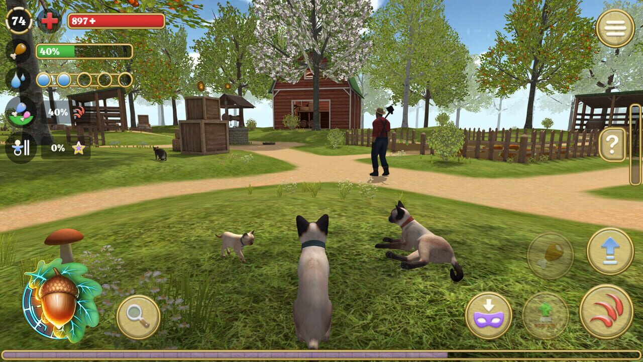 Cat Simulator: Animals on Farm — Screenshot 1