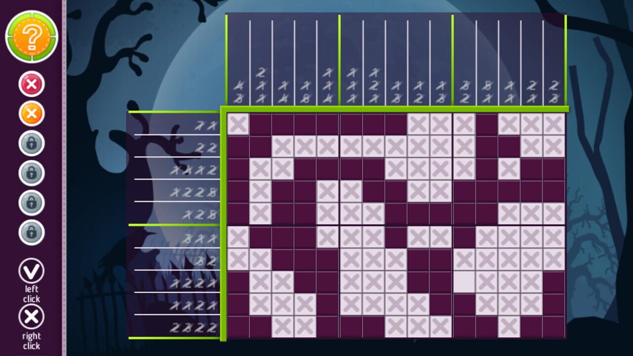 Halloween Riddles Mysterious Griddlers — Screenshot 5