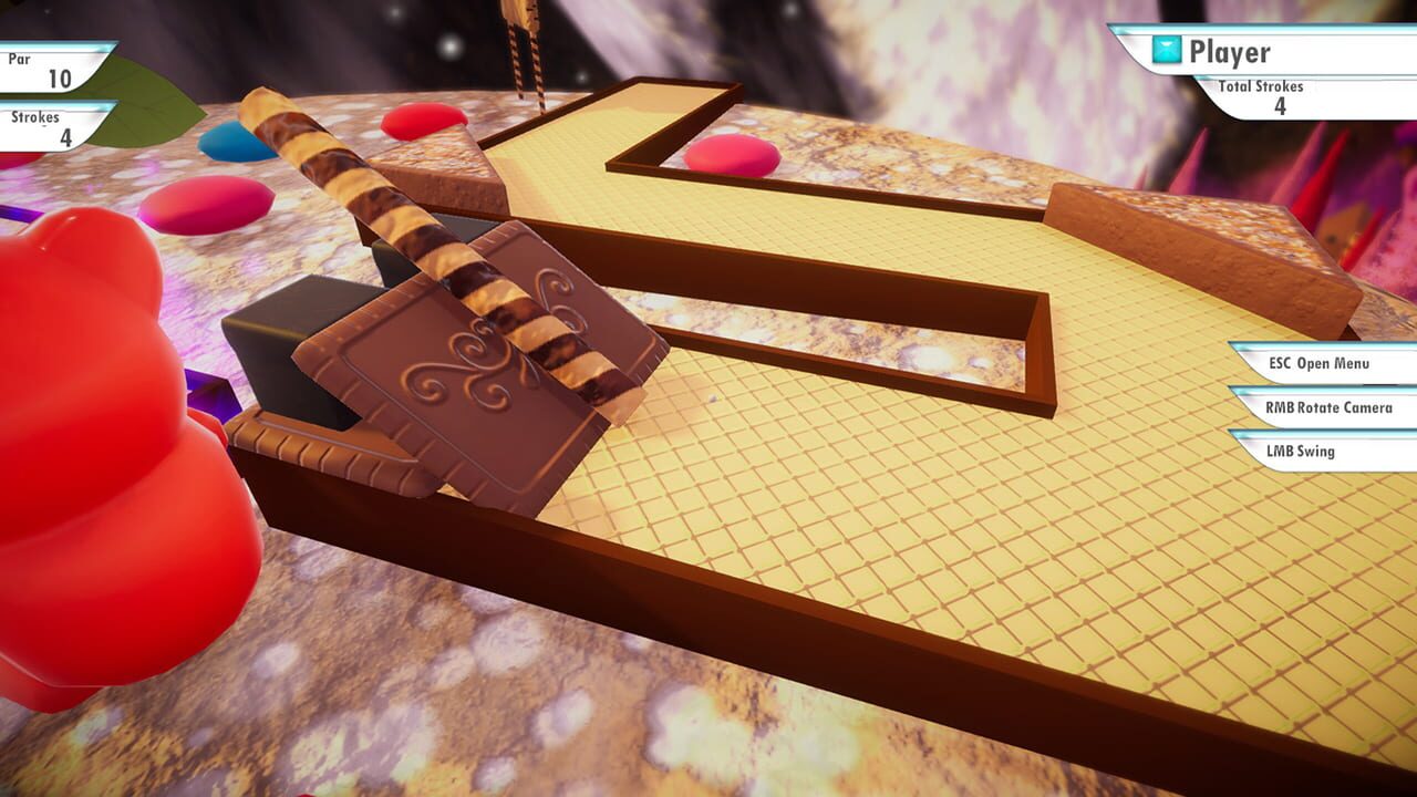 3D MiniGolf: Candy Shop — Screenshot 2