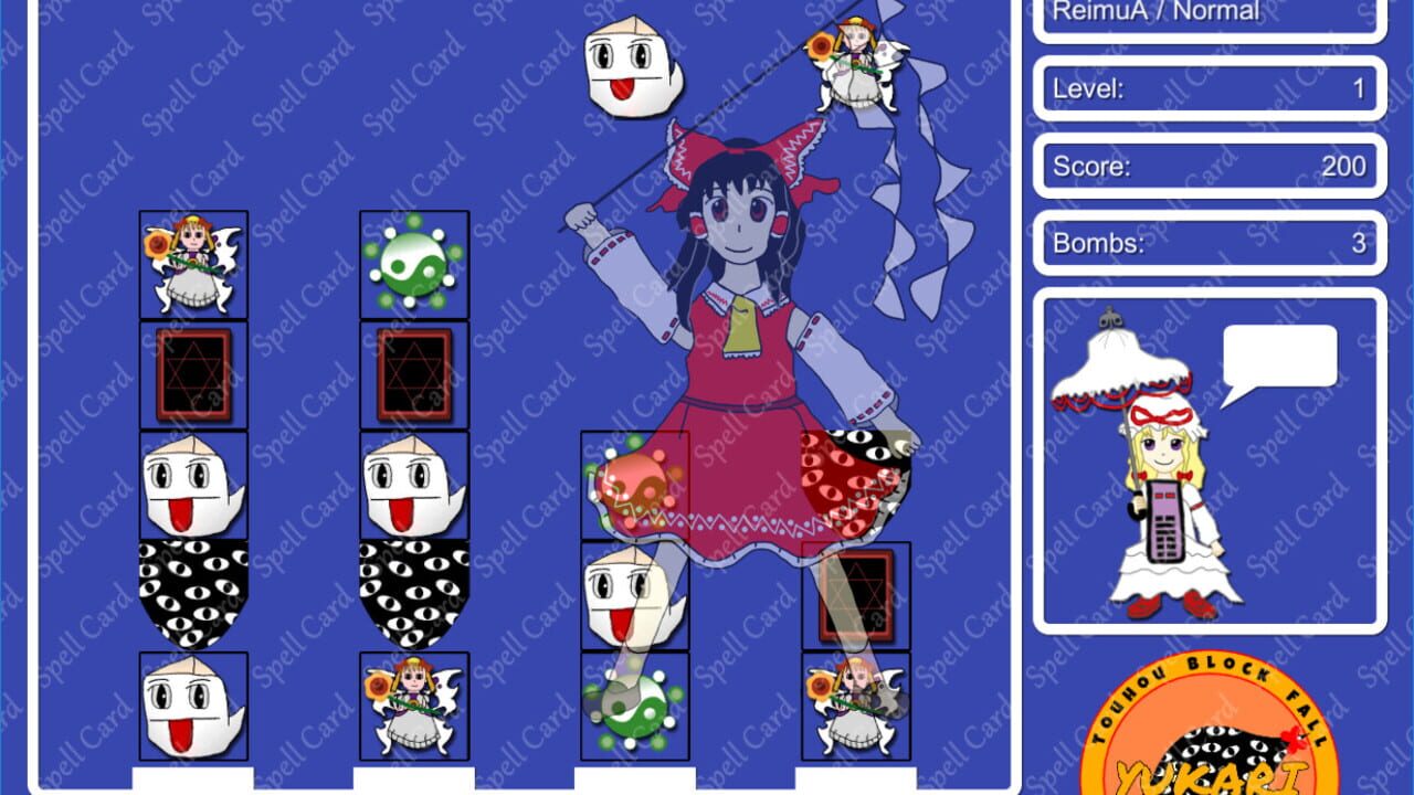 Touhou Block Fall: Yukari Image