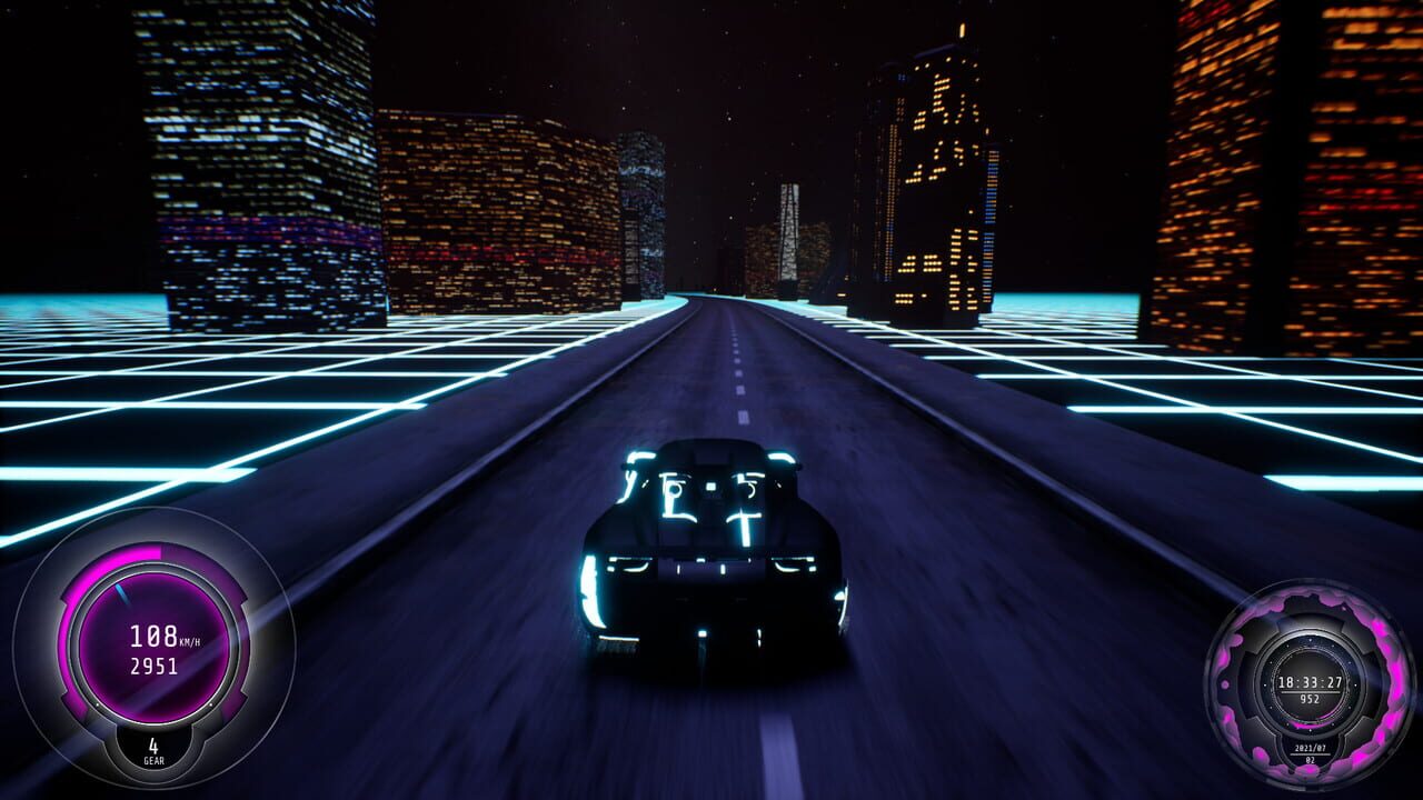 Synthwave Burnout — Screenshot 4