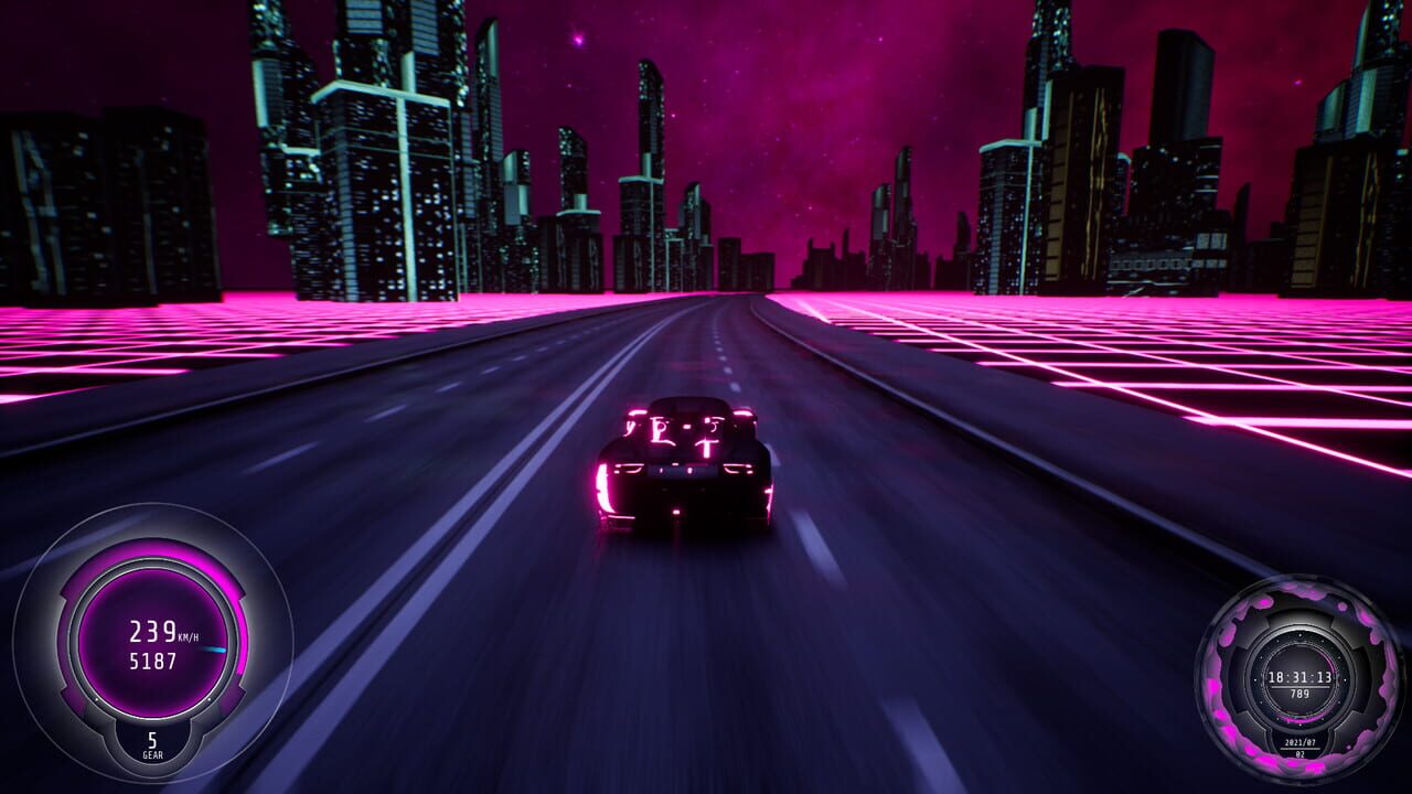 Synthwave Burnout — Screenshot 1