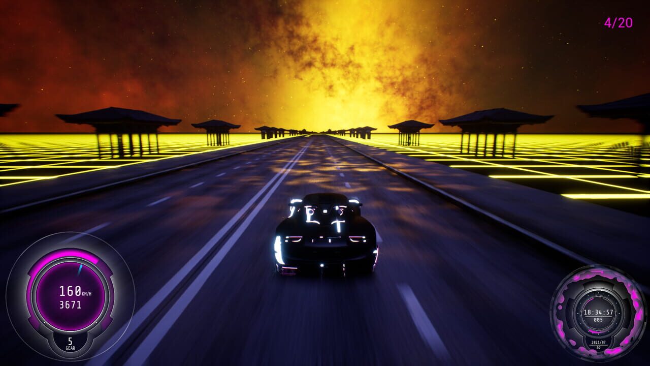 Synthwave Burnout — Screenshot 5