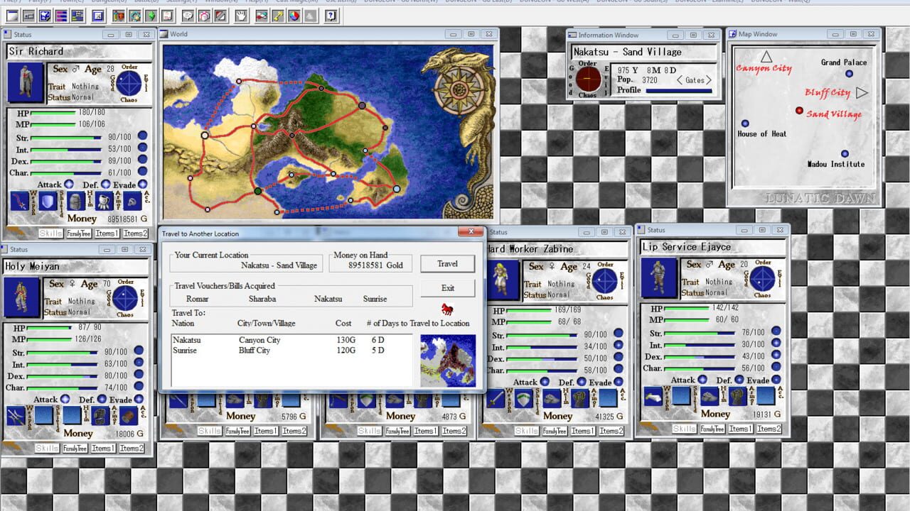 Lunatic Dawn: Book of Futures — Screenshot 4