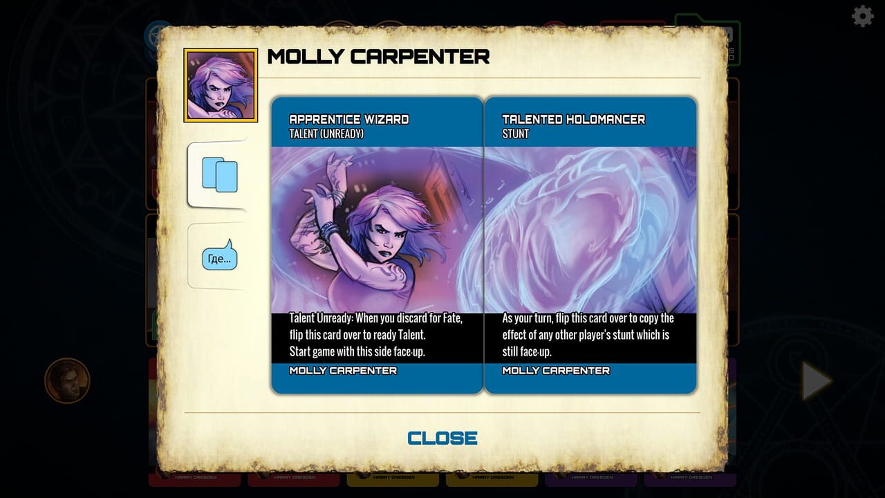 Dresden Files Cooperative Card Game: Helping Hands — Screenshot 3