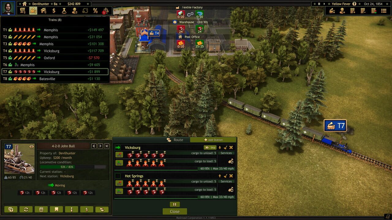 Railroad Corporation: Yellow Fever — Screenshot 5